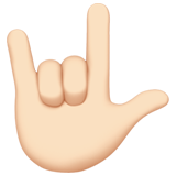 signe je t’aime : peau claire