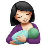 allaitement : peau claire