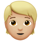 adulte : peau moyennement claire