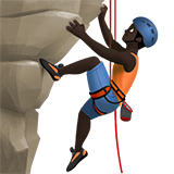 homme qui grimpe : peau foncée