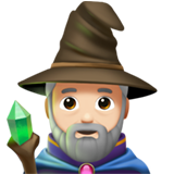 mage homme : peau claire