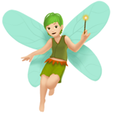 personnage féérique : peau claire