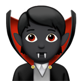 vampire : peau foncée