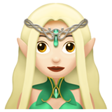 elfe femme : peau claire