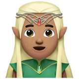 elfe homme : peau légèrement mate