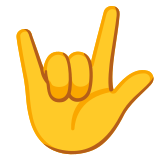 Signe je t’aime - Noto Color Emoji