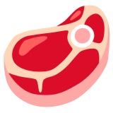 Morceau de viande - Noto Color Emoji