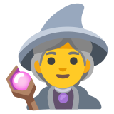 Mage femme - Noto Color Emoji