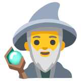 Mage homme - Noto Color Emoji