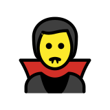 Vampire homme - OpenMoji