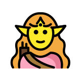 Elfe femme - OpenMoji