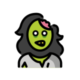Zombie femme - OpenMoji