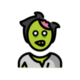 Zombie homme - OpenMoji