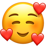 Visage Avec Trois Coeurs