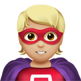 super-héros : peau moyennement claire