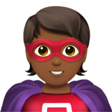 super-héros : peau mate