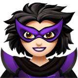 super-vilain femme : peau claire