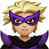 super-vilain : peau moyennement claire