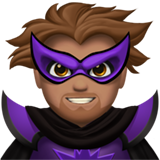 super-vilain homme : peau légèrement mate