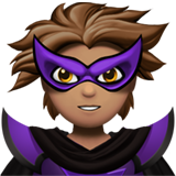 super-vilain : peau légèrement mate