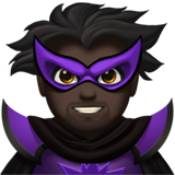 super-vilain homme : peau foncée