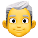 Homme : cheveux blancs - Facebook