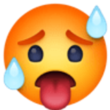 Visage rouge et chaud - Facebook