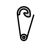 Épingle de sûreté - OpenMoji