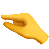 Pouce et index rapprochés