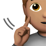 personne sourde : peau légèrement mate