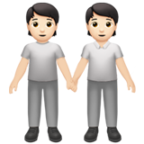 deux personnes se tenant la main : peau claire