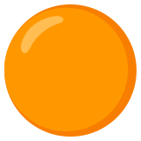 Disque orange - Noto Color Emoji