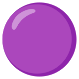 Disque violet - Noto Color Emoji