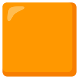 Carré orange - Noto Color Emoji