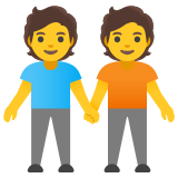 Deux personnes se tenant la main - Noto Color Emoji
