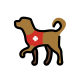 Chien d’assistance - OpenMoji