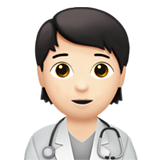 professionnel de la santé (tous genres) : peau claire