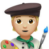 artiste : peau moyennement claire