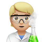 scientifique : peau moyennement claire