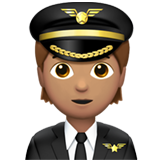 pilote : peau légèrement mate