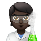 scientifique : peau foncée