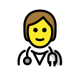 Professionnel de la santé (tous genres) - OpenMoji