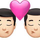 bisou : homme, homme et peau claire