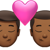 bisou : homme, homme et peau mate