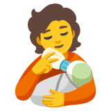 Personne allaitant un bébé - Noto Color Emoji