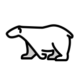 Ours polaire - OpenMoji