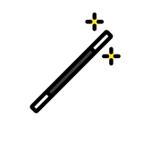 Baguette magique - OpenMoji