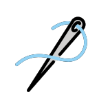 Aiguille à coudre - OpenMoji