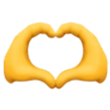 Mains qui forment un cœur - Facebook