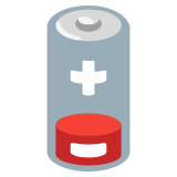 Pile faible - Noto Color Emoji